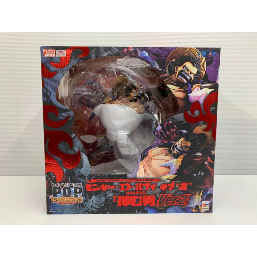 輸送箱未開封 ワンピースPOP MAXIMUM ルフィ バウンドマンVer.2 メガハウス P.O.P MAXIMUM ワンピース モンキー・D・ルフィ ギア4
