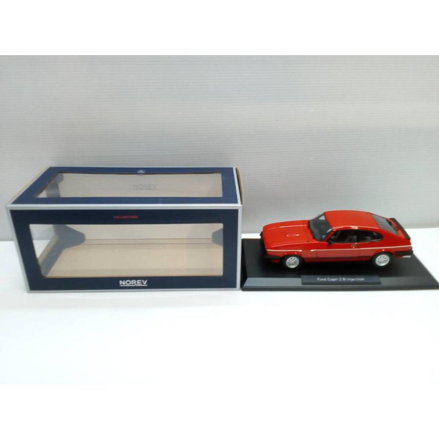 ミニカー レッド ブラック クーペ NOREV ノレブ 1/18 フォード カプリ 2.8i injection 1983 レッド ダイ