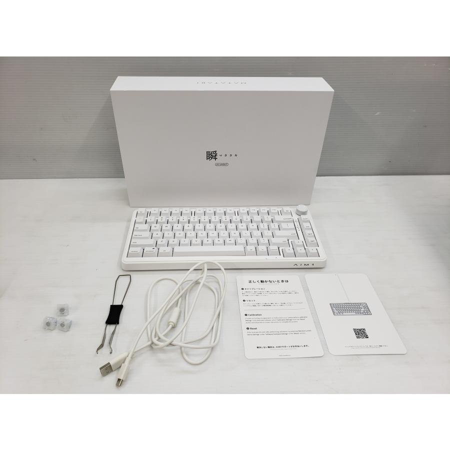 瞬 マタタキ AIM1 ゲーミングキーボード ラピッドトリガー US配列 動作
