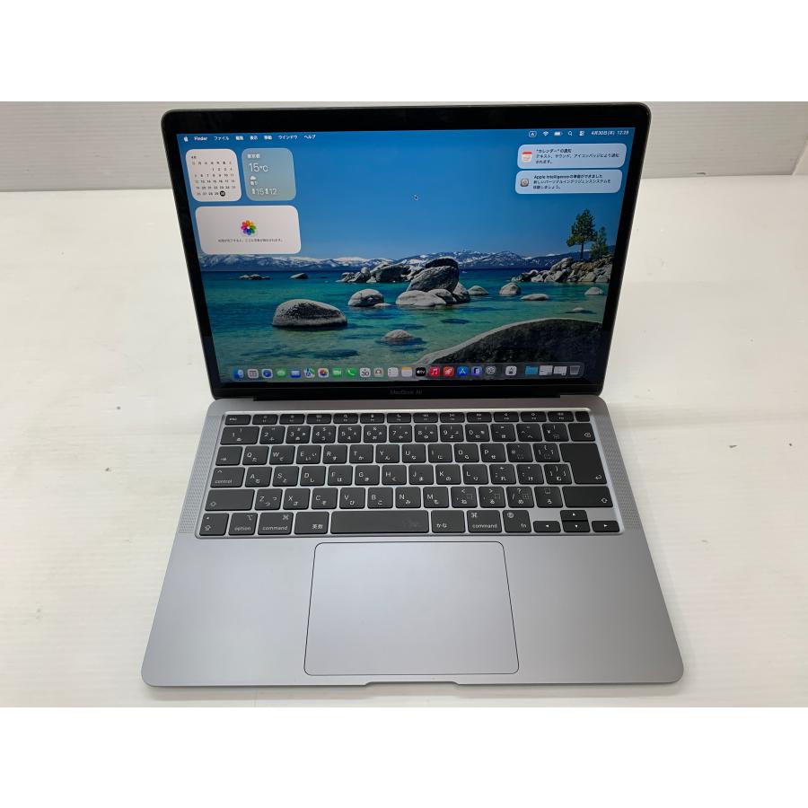 Apple アップル MacBook Air 13インチ A2337 M1 8GB SSD 256GB 2020 MGN63J/A スペースグレイ 箱・アダプタ・Type-Cケーブル付属 ▽060439の画像