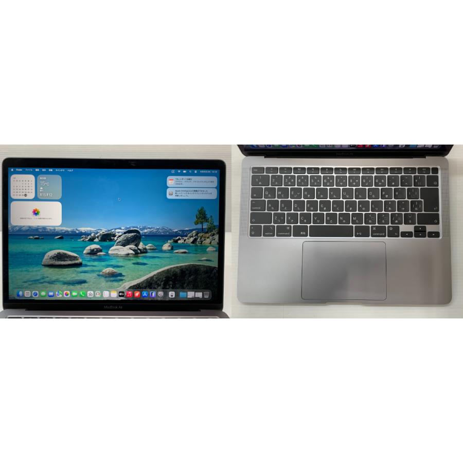 Apple アップル MacBook Air 13インチ A2337 M1 8GB SSD 256GB 2020 MGN63J/A スペースグレイ 箱・アダプタ・Type-Cケーブル付属 ▽060439の画像