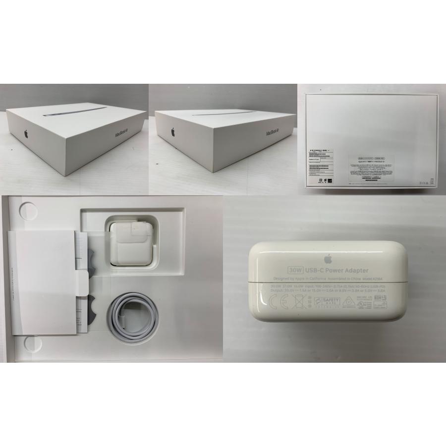 Apple アップル MacBook Air 13インチ A2337 M1 8GB SSD 256GB 2020 MGN63J/A スペースグレイ 箱・アダプタ・Type-Cケーブル付属 ▽060439の画像