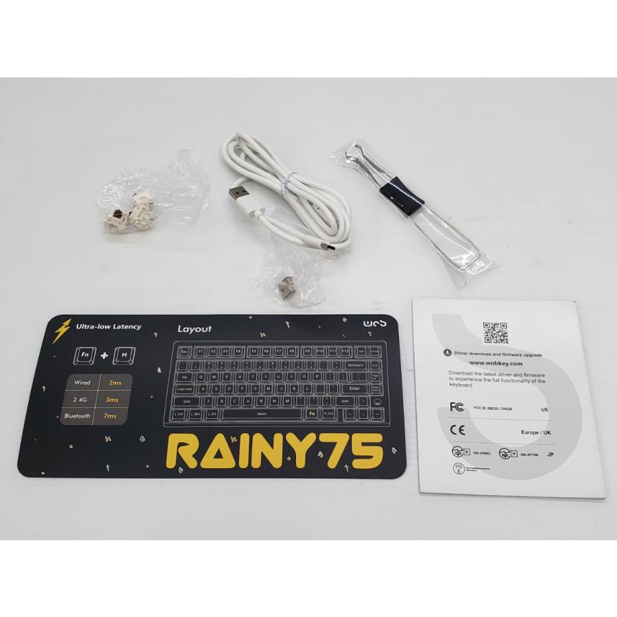 WOBKEY ウォブキー RAINY 75 Pro 英語配列 メカニカルキーボード