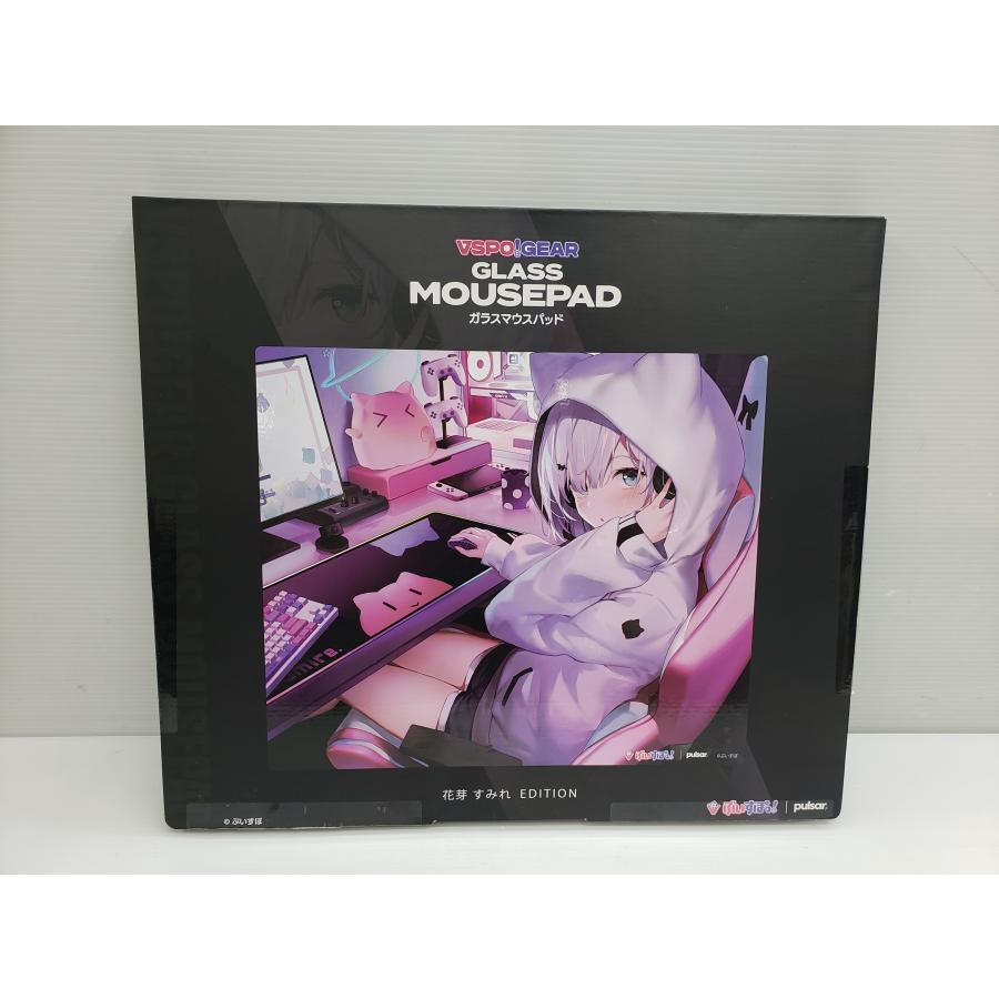 PULSAR GLASS MOUSEPAD 花芽すみれ EDITION VSPO！ GEAR GLASS MOUSEPAD 花芽すみれ EDITION ガラスマウスパッド