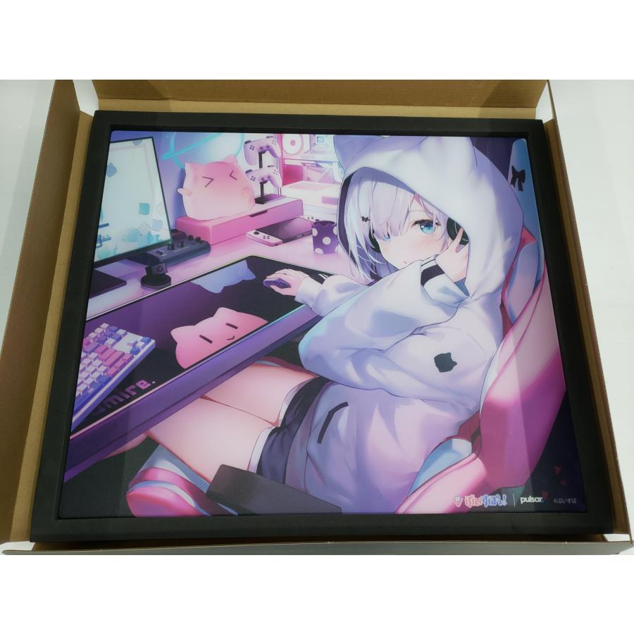 PULSAR GLASS MOUSEPAD 花芽すみれ EDITION VSPO！ GEAR GLASS MOUSEPAD 花芽すみれ EDITION ガラスマウスパッド