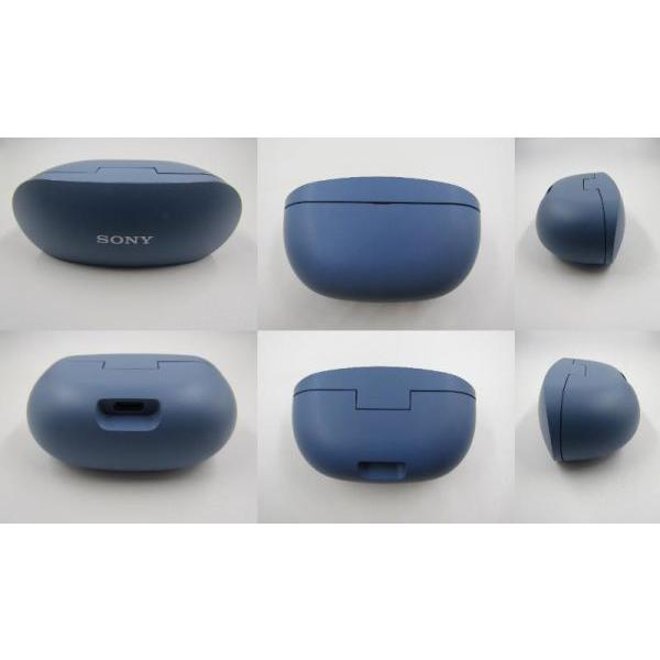 SONY ワイヤレスイヤホン WF-SP800N ノイズキャンセリング ブルー 動作