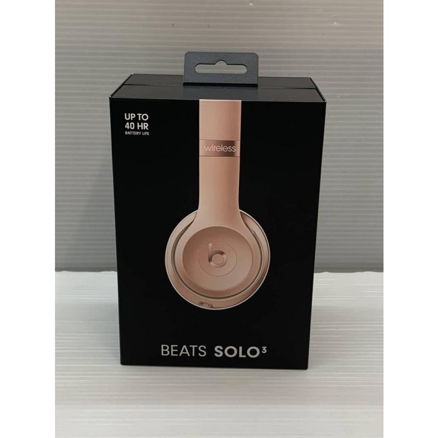 Beats Solo3 Wireless ローズゴールド 未使用 Beats Solo3 Wireless ヘッドホン ローズゴールド MX442PA-A 未使用品