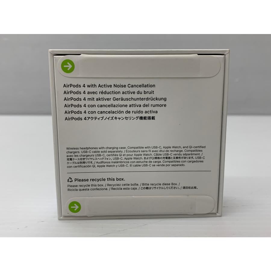 Apple アップル AirPods 4 MXP93J/A ANC アクティブノイズキャンセ