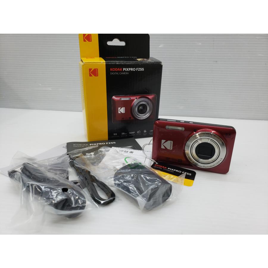 KODAK コダック PIXPRO FZ55 デジタルカメラ レッド 箱付属 動作確認
