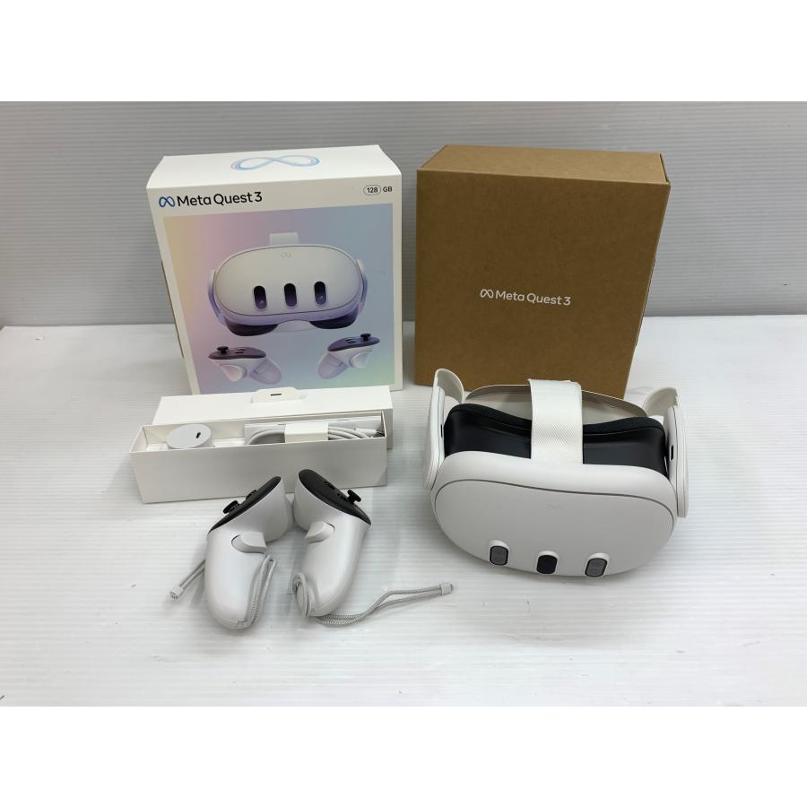 Meta Quest 3 128GB VR ヘッドストラップセット 中古美品□060183