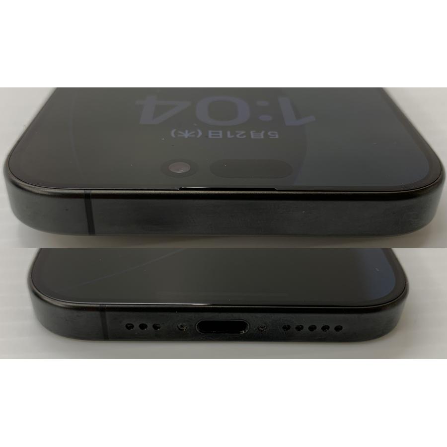 Apple iPhone 15 Pro ブラックチタニウム 256GB MTUC3J/A A3101 SIMフリー 動作確認済み 箱 付属 ▽060459の画像
