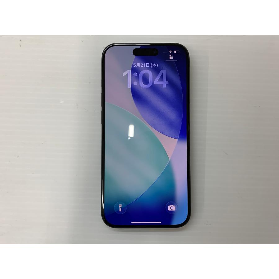 Apple iPhone 15 Pro ブラックチタニウム 256GB MTUC3J/A A3101 SIMフリー 動作確認済み 箱 付属 ▽060459の画像