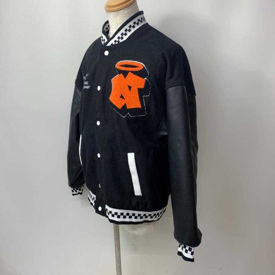 9090 / Angel Stadium Jacket/M/ウール/ブラック/NN1168 9090 ナインティナインティ ANGEL STADIUM JACKET スタジャン ブラック
