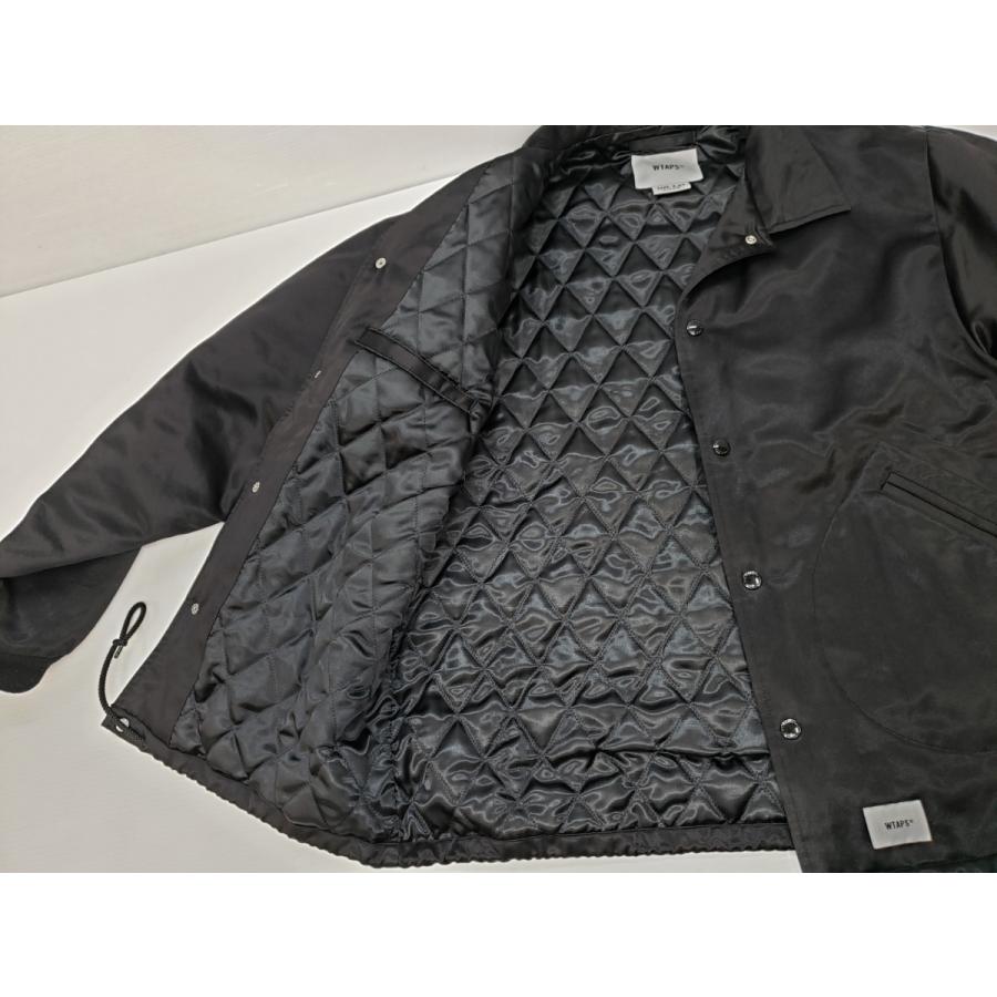 WTAPS 中綿ジャケット Wジップ シンサレート ミリタリーロゴパッチ 黒