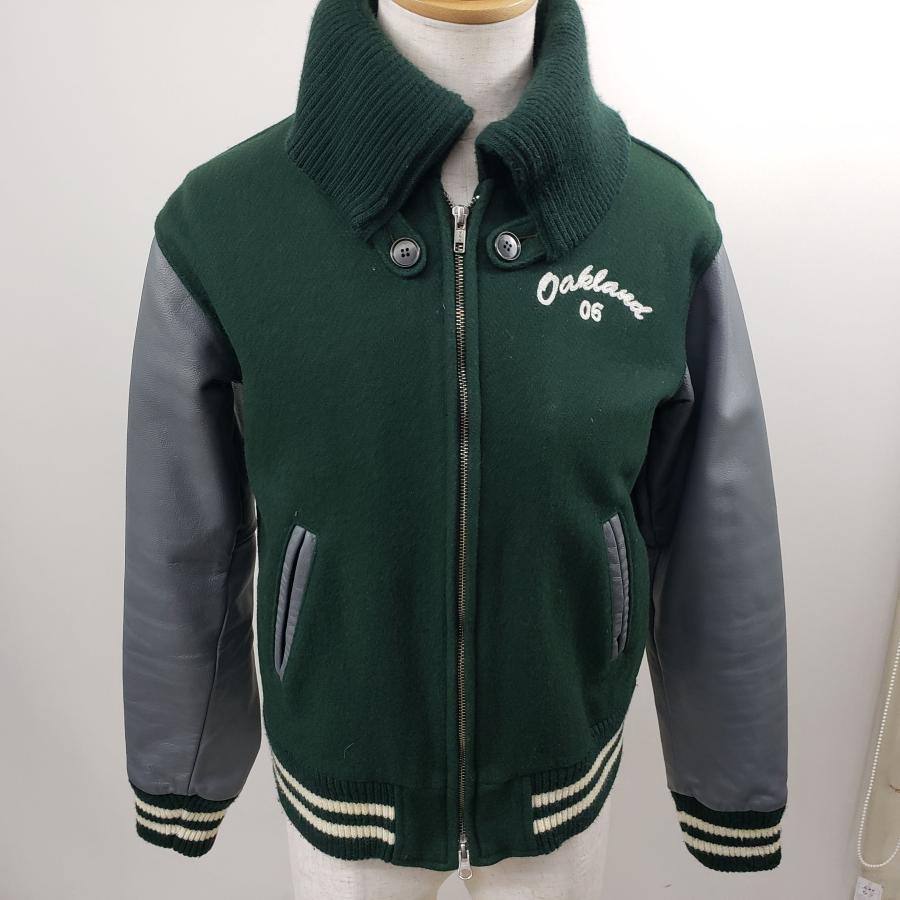 【美品】GB SPORT ゴールデンベア スタジャン レザー切替 新品タグ付き GB Sport Golden Bear ゴールデンベア レザー 切替スタジャン