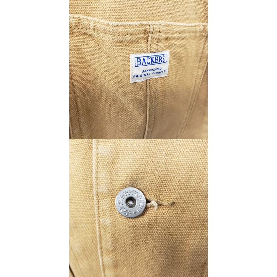BACKERS バッカーズ カバーオール ジャケット キャメルブラウン