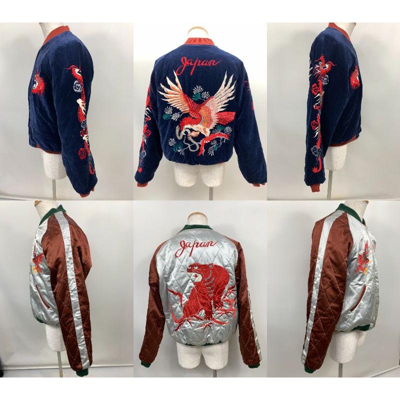 TAILOR TOYO テーラー東洋 スカジャン M18485 ネイビー レッド