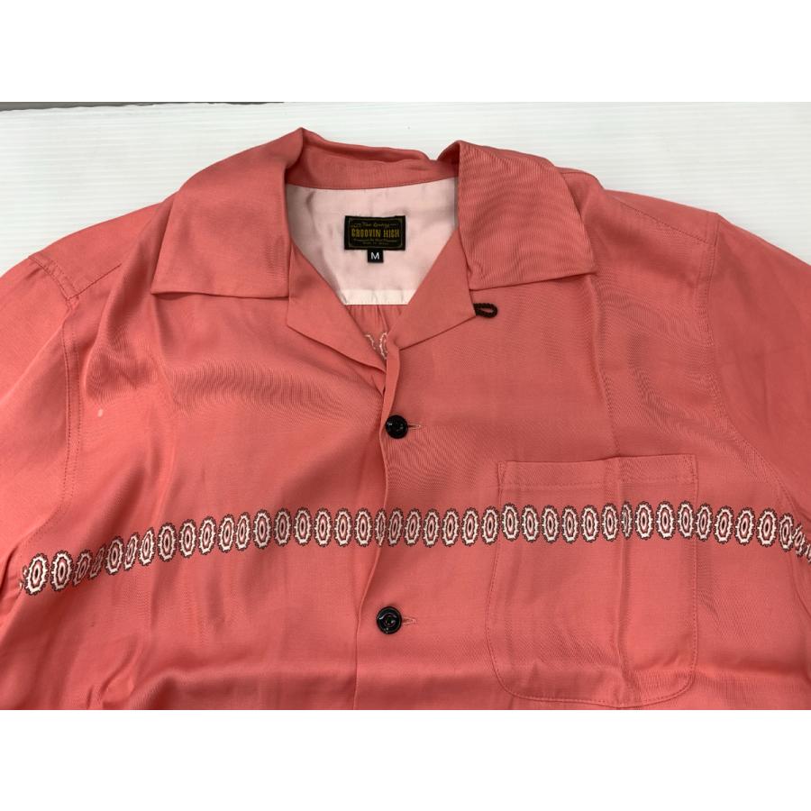 THE GROOVIN HIGH グルービンハイ 開襟 長袖レーヨンシャツ