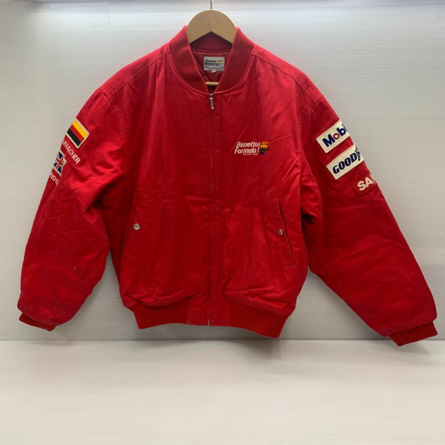 Benetton Formula 1 ジャケット　ブルゾン　レッド　レーシング Benetton Formula 1 ジャケット ブルゾン レッド レーシング Benetton
