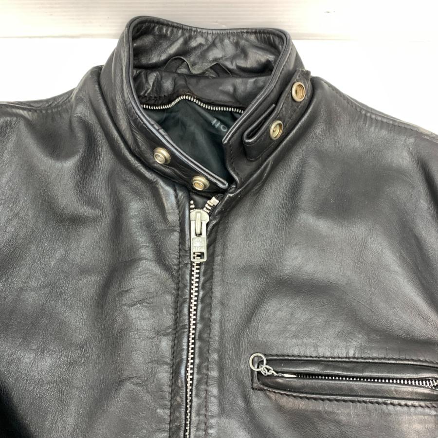 SCHOTT（ショット） シングルライダースジャケット 641 ブラック