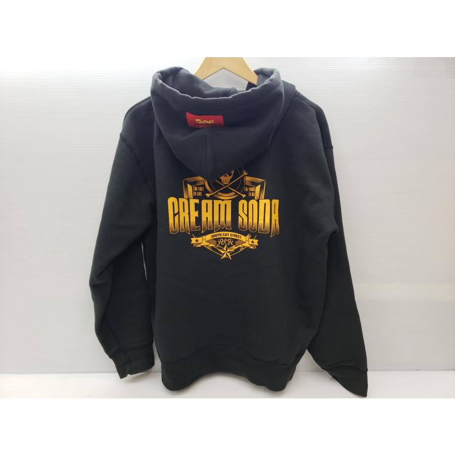 CREAM SODA クリームソーダ ドクロエンブレム ジップパーカー 