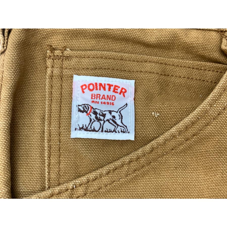 ポインター POINTER ダック地 ペインターパンツ キャメル ブラウン