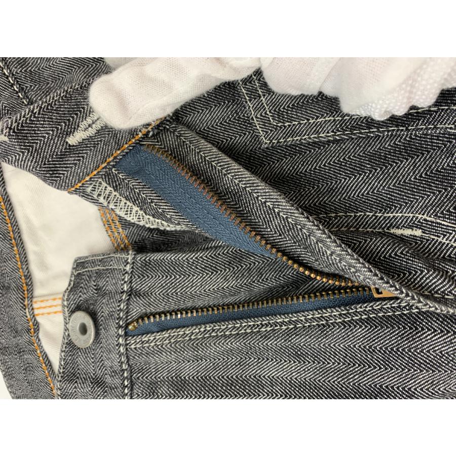 IRON HEART（アイアンハート） 10.5oz ヘリンボーン ダブルニーロガー 