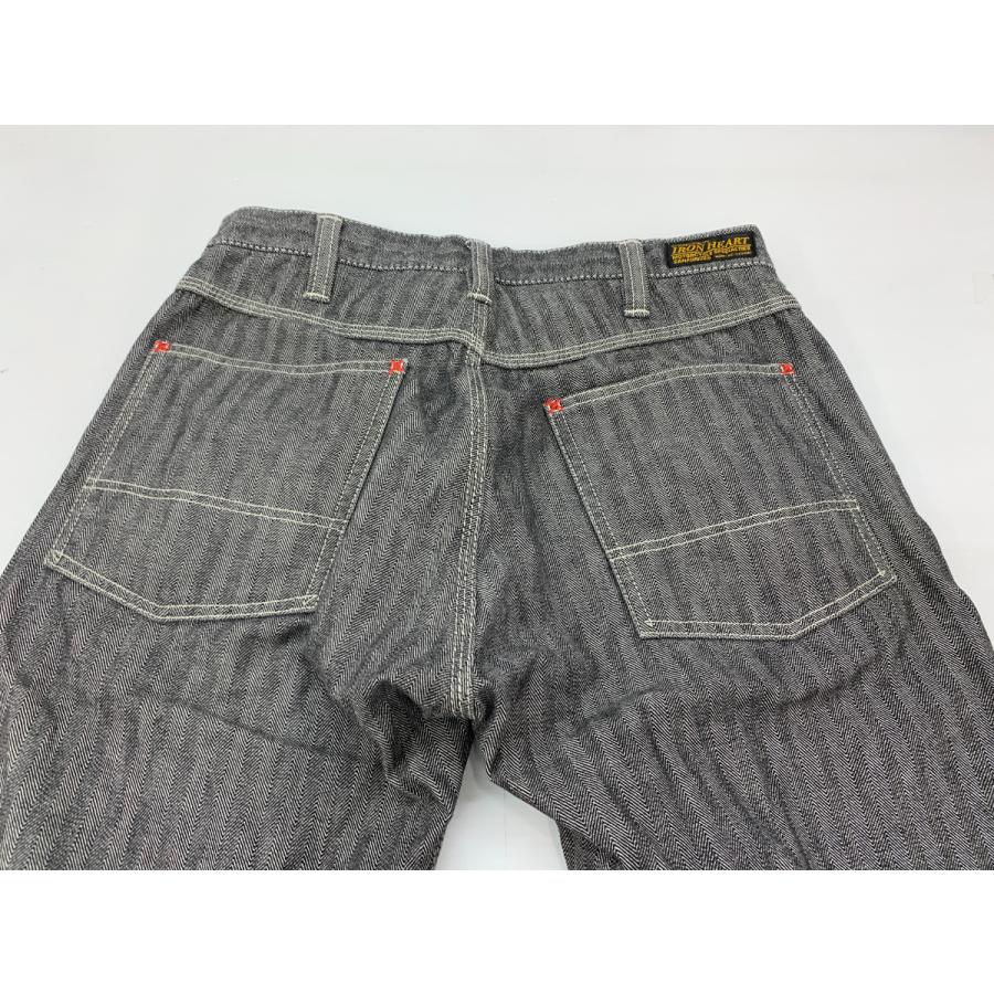 IRON HEART（アイアンハート） 10.5oz ヘリンボーン ダブルニーロガー