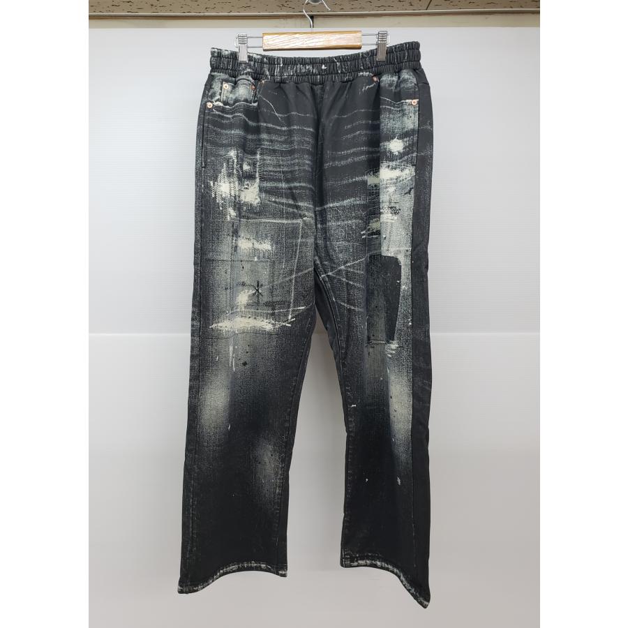 SAPEur サプール Lot.5550XX SWEAT PANTS デニム転写 スウェットパンツ 