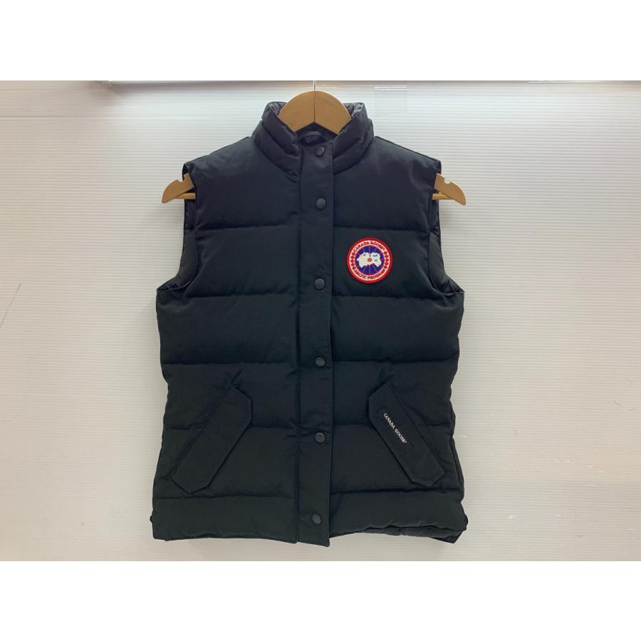 【美品】カナダグース ブラックダウンベスト S 2832L CANADA GOOSE（カナダグース） FREESTYLE VEST フリースタイルベスト