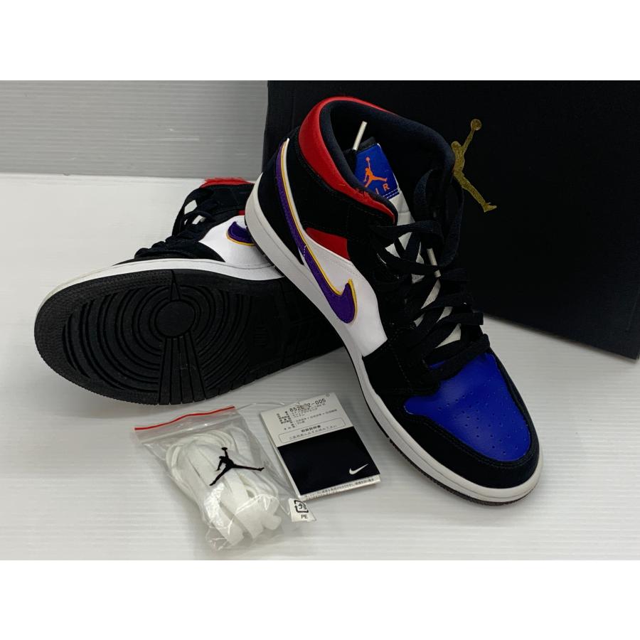 ナイキ NIKE AIR JORDAN 1 MID LAKERS TOP 3 中古】NIKE AIR JORDAN 1