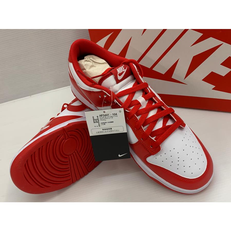 NIKE（ナイキ） DUNK LOW RETRO ダンク ロー White/UniversityRed 