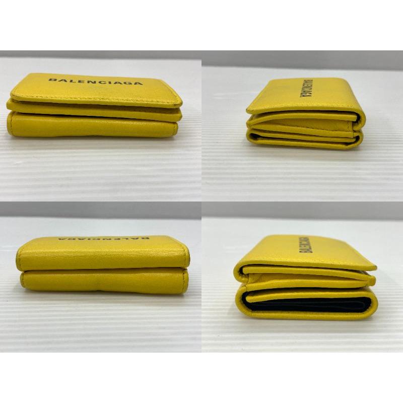 BALENCIAGA（バレンシアガ） ミニウォレット イエロー 三つ折り財布