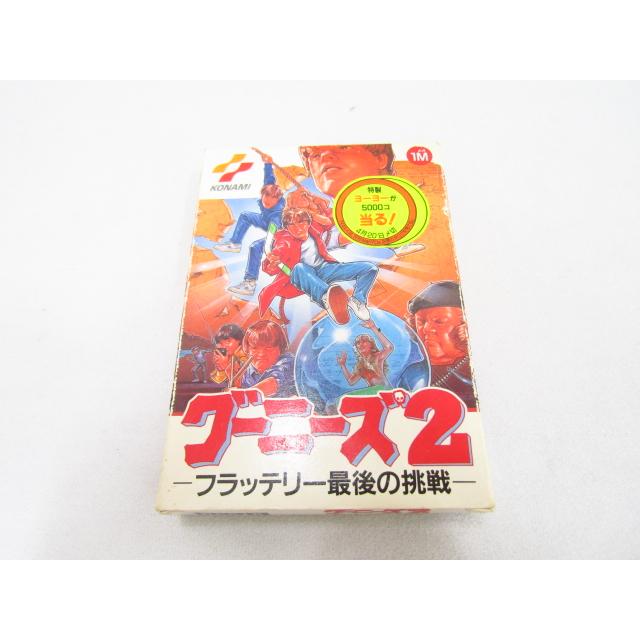 ファミコン FC ゲームソフト グーニーズ2 フラッテリー最後の挑戦 箱説