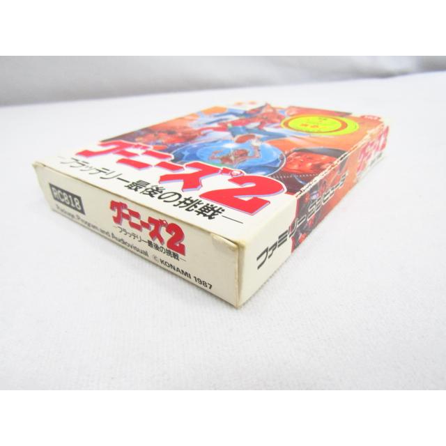 ファミコン FC ゲームソフト グーニーズ2 フラッテリー最後の挑戦 箱説
