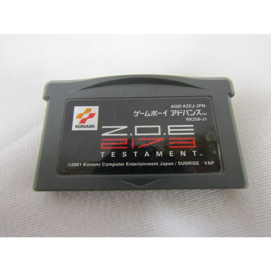 ゲームボーイアドバンス GBA ソフト Z.O.E 2173 TESTAMENT ゾーンオブ