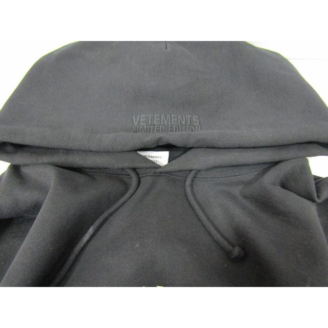 VETEMENTS ヴェトモン 21AW BLACK LABEL LOGO HOODIE VA52TR900B プル 