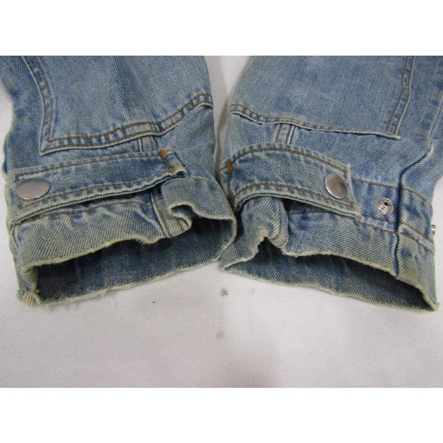 美品 DIESEL ディーゼル デニムジャケット ロゴ ワッペン Gジャン L DIESEL（ディーゼル） DIESEL M-65 デニムジャケット ロゴワッペンY2K