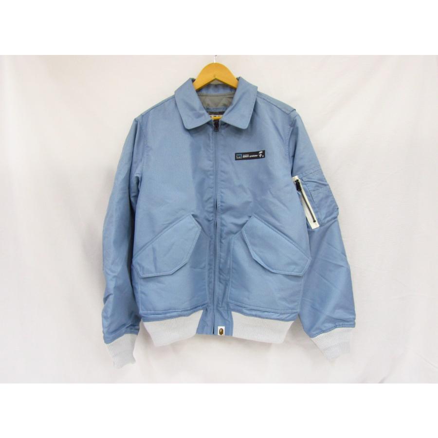 A BATHING APE MA-1 フライトジャケット ボンバージャケット A BATHING APE - A BATHING APE（アベイシングエイプ）ALPHA