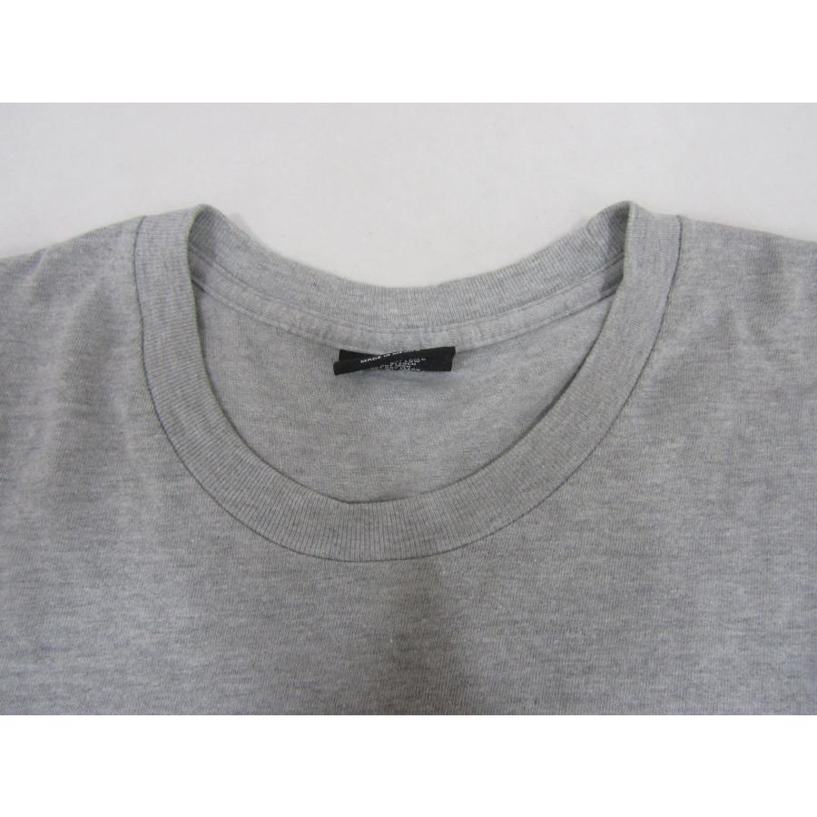 【美品】Stussy ストゥーシー　グレー 半袖 Tシャツ バックプリント 美品】Stussy ストゥーシー グレー 半袖 Tシャツ バックプリント