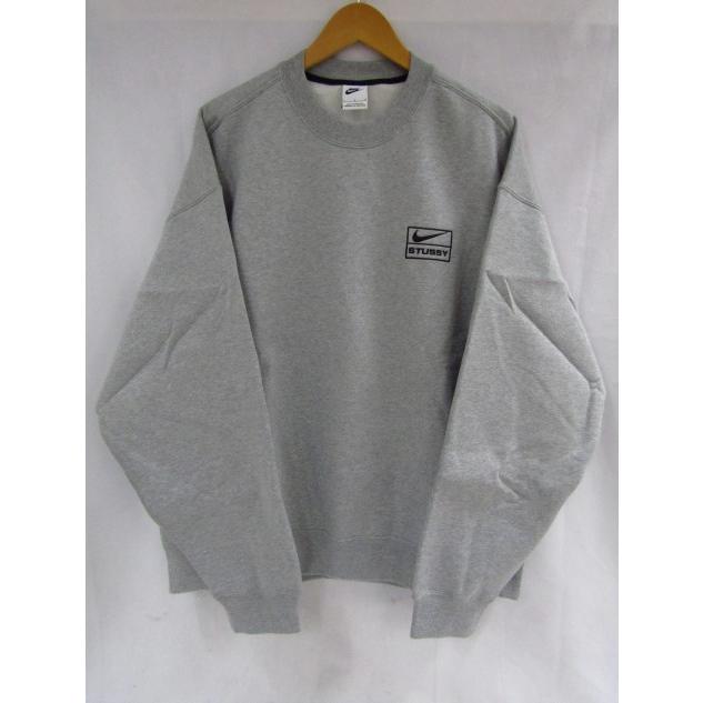 極美品 STUSSY × NIKE ステューシー × ナイキ コラボ スウェット Fleece Crew SWEAT DO9337-063 Lサイズ  中古美品 ◆10118　 : t124-10-118 : スリフトWEB SHOP 2nd - 通販 - Yahoo!ショッピング