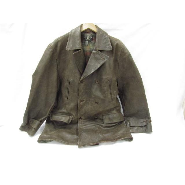 RRL ダブルアールエル ラルフローレン レザーコート カーコート レザー 