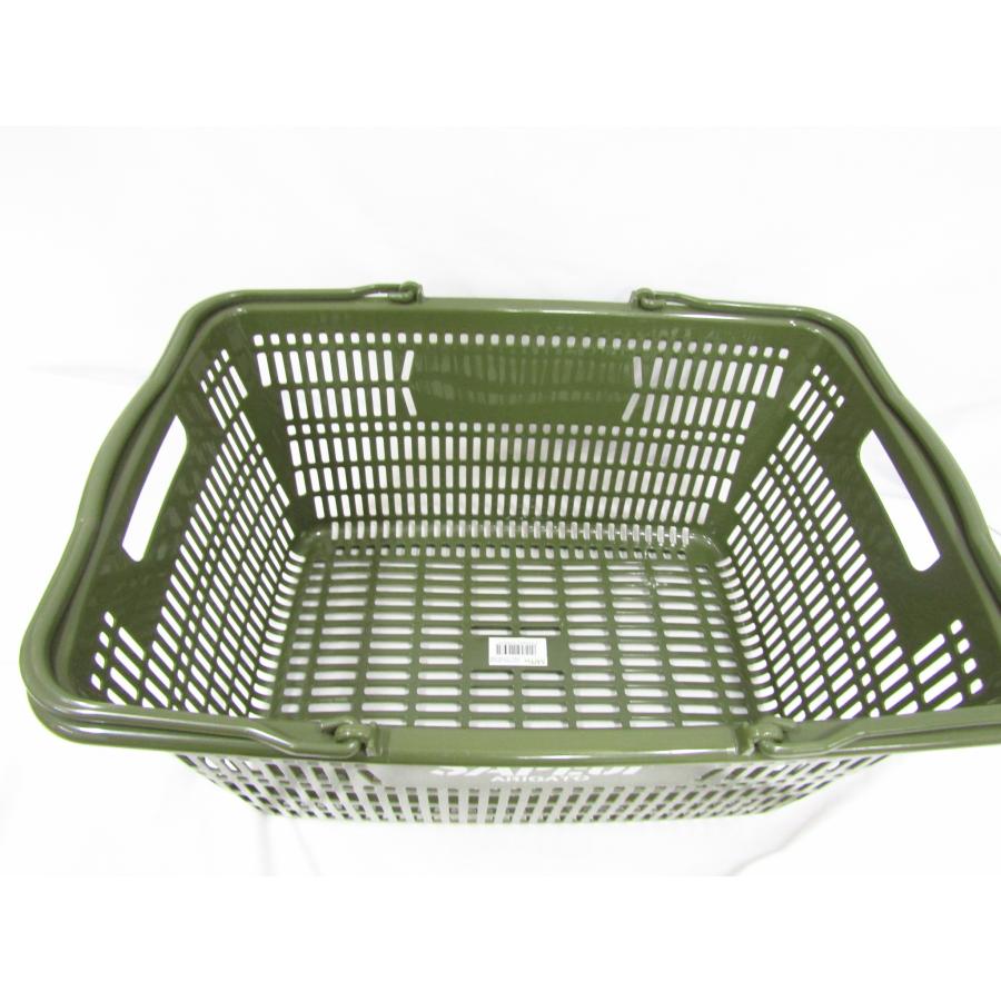 SAPEur サプール 買い物カゴ バスケット 25ss カーキ 緑 W：約42cm×H