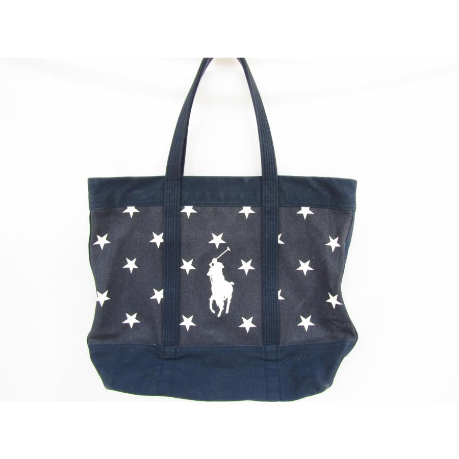 POLO RALPH LAUREN] A4OK キャンバストート ビンテージフラッグ