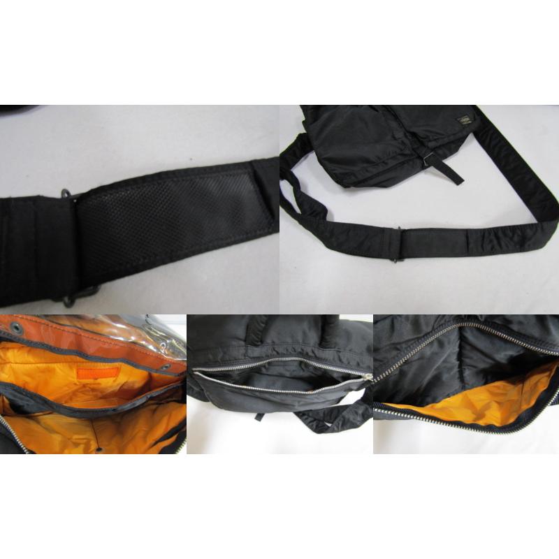PORTER TANKER SHORT HELMET BAG BLACK ポーター タンカー ヘルメット