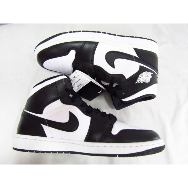 エア ジョーダン 1 未使用 NIKE AIR JORDAN MID Black White