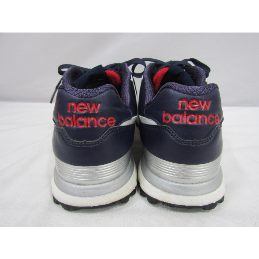 New Balance（ニューバランス） MGS574NR ネイビー 紺色 レッド 赤