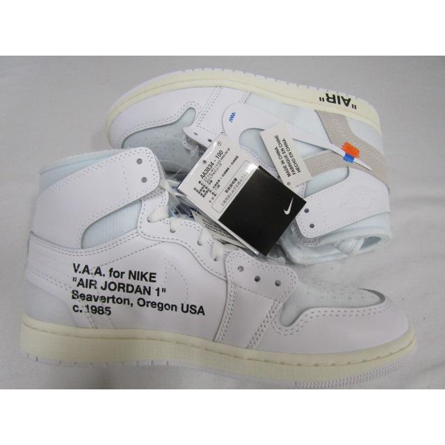 Virgil Abloh Archive V.A.A. × Nike Air Jordan 1 Retro High OG "Alaska" AA3834-100 ナイキエアジョーダン1 28.0cm 未使用品◆131173の画像