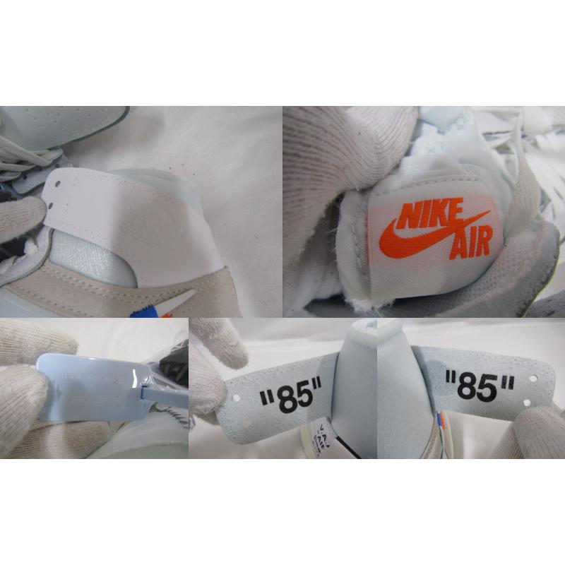 Virgil Abloh Archive V.A.A. × Nike Air Jordan 1 Retro High OG "Alaska" AA3834-100 ナイキエアジョーダン1 28.0cm 未使用品◆131173の画像