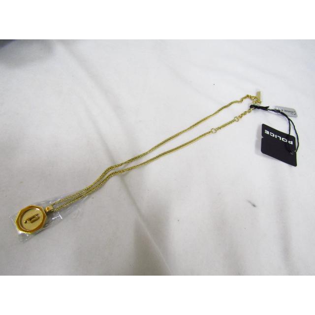 POLICE（ポリス） 未使用 POLICE TOKEN medium 26155PSG02 ゴールド 